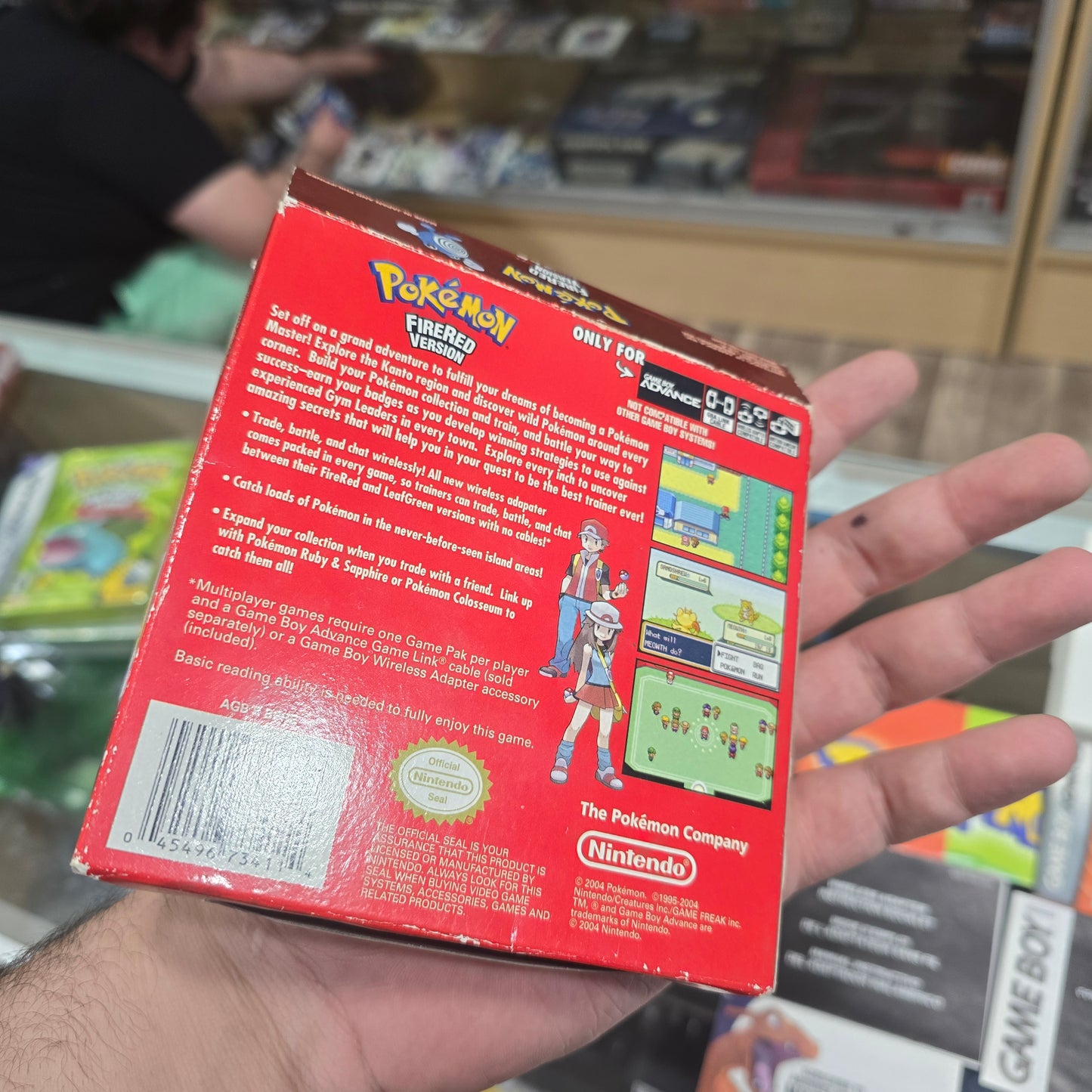 Pokémon FireRed (Authentic) (Good Condition) (CIB) Nintendo Gameboy Advance