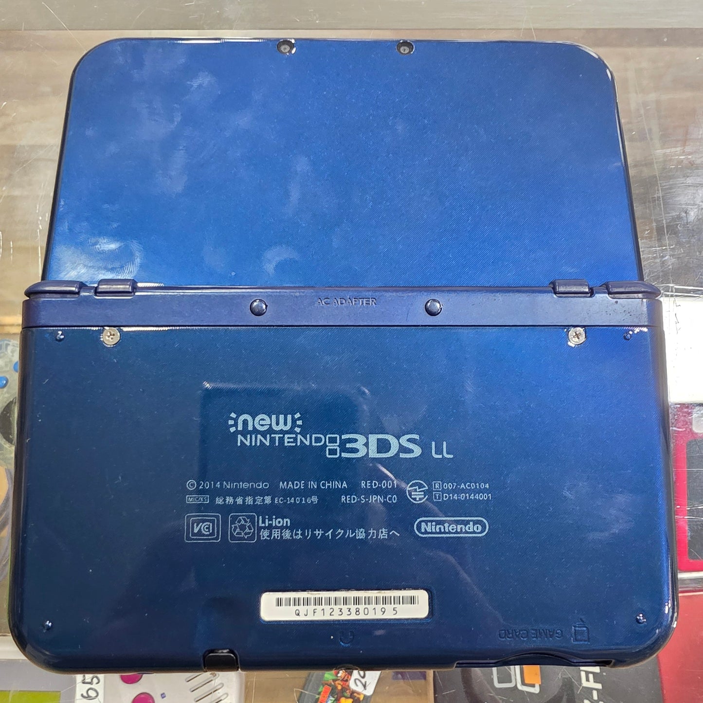 New Blue Digital Games Nintendo 3DS LL System Handheld [Charger Included]