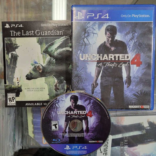 Uncharted 4 A Thiefs End Playstation 4