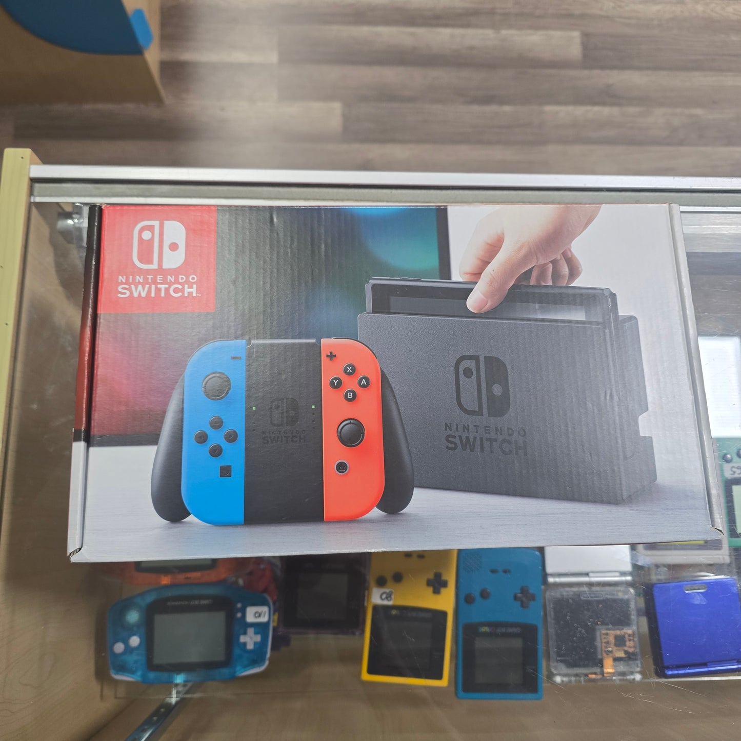 Nintendo Switch with Blue and Red Joy-con Nintendo Switch