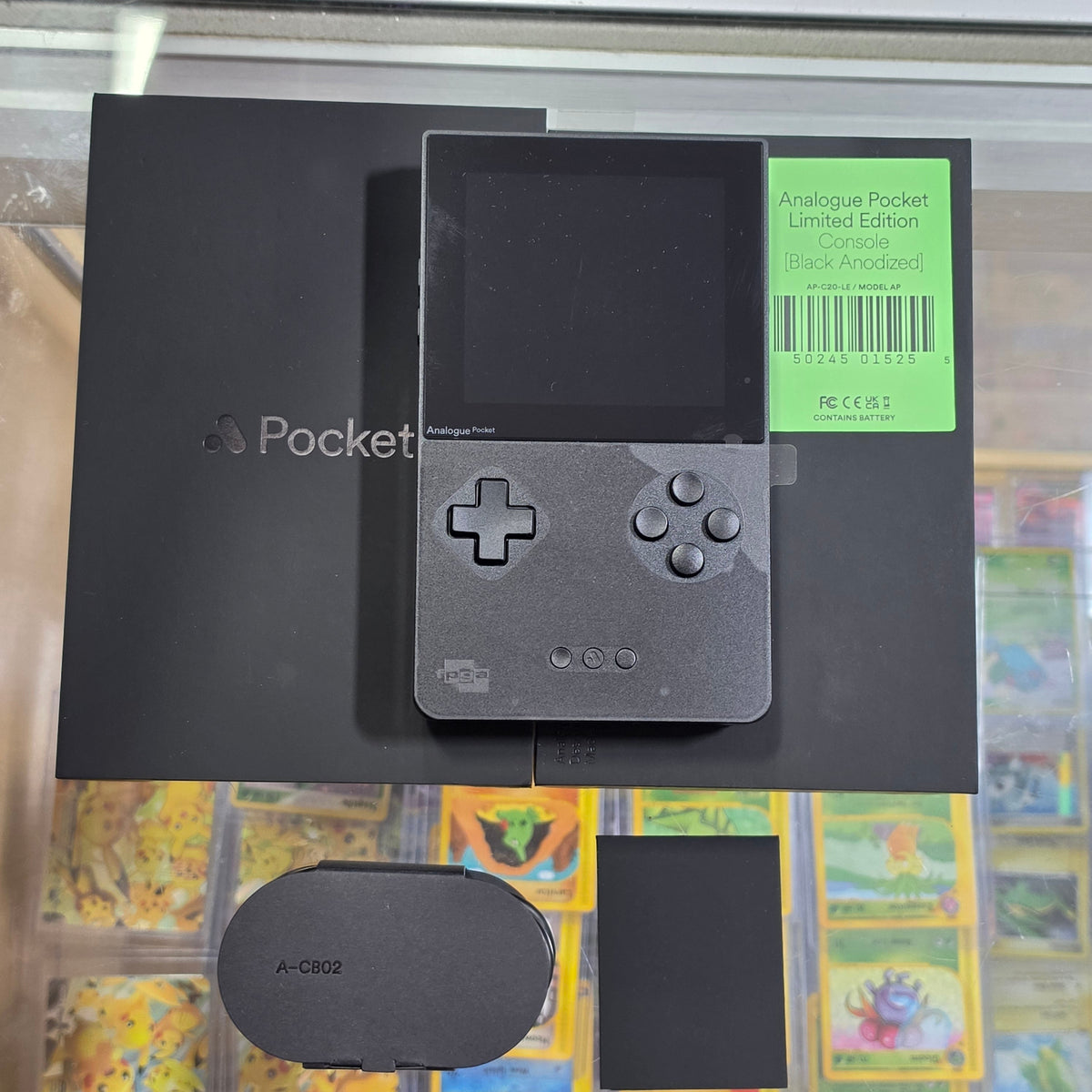 [Black Anodized] Analogue Pocket Handheld System (Like New) with Box