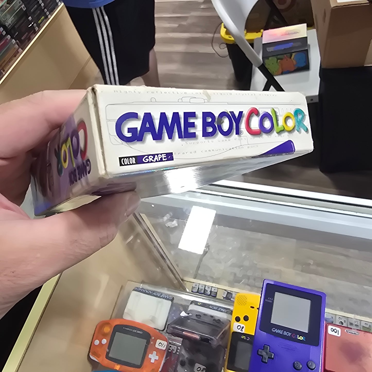 Game Boy Color Grape Handheld System with Original Box