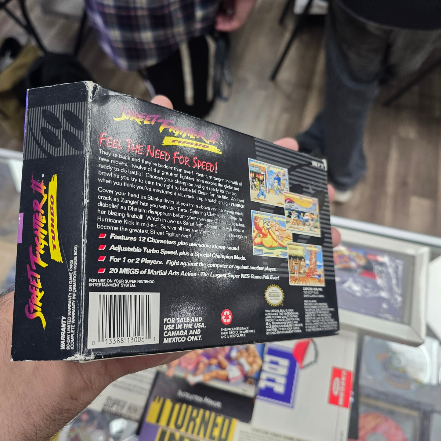 Street Fighter II Turbo CIB with Registration Card Super Nintendo