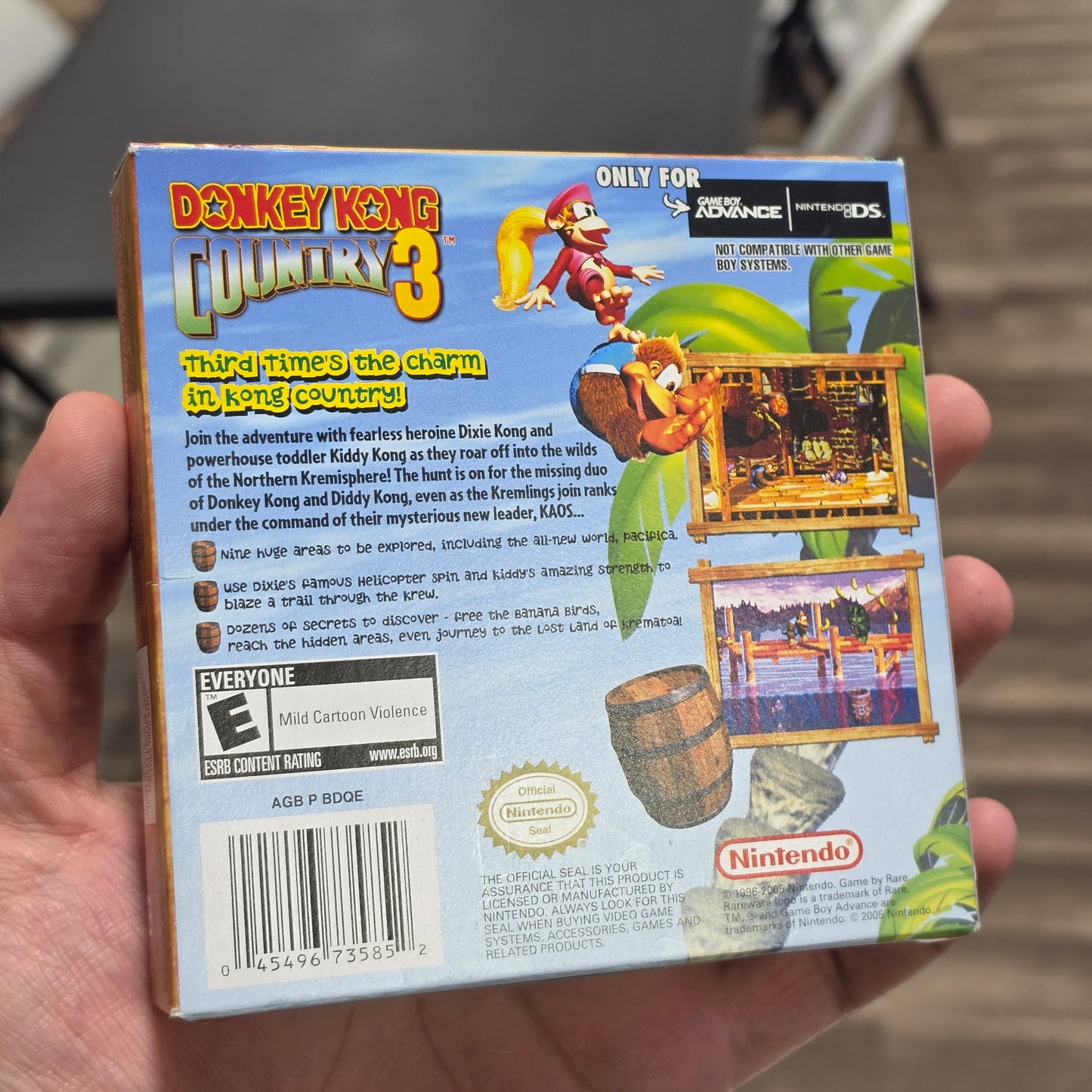 Donkey Kong Country 3 Nintendo Gameboy Advance CIB