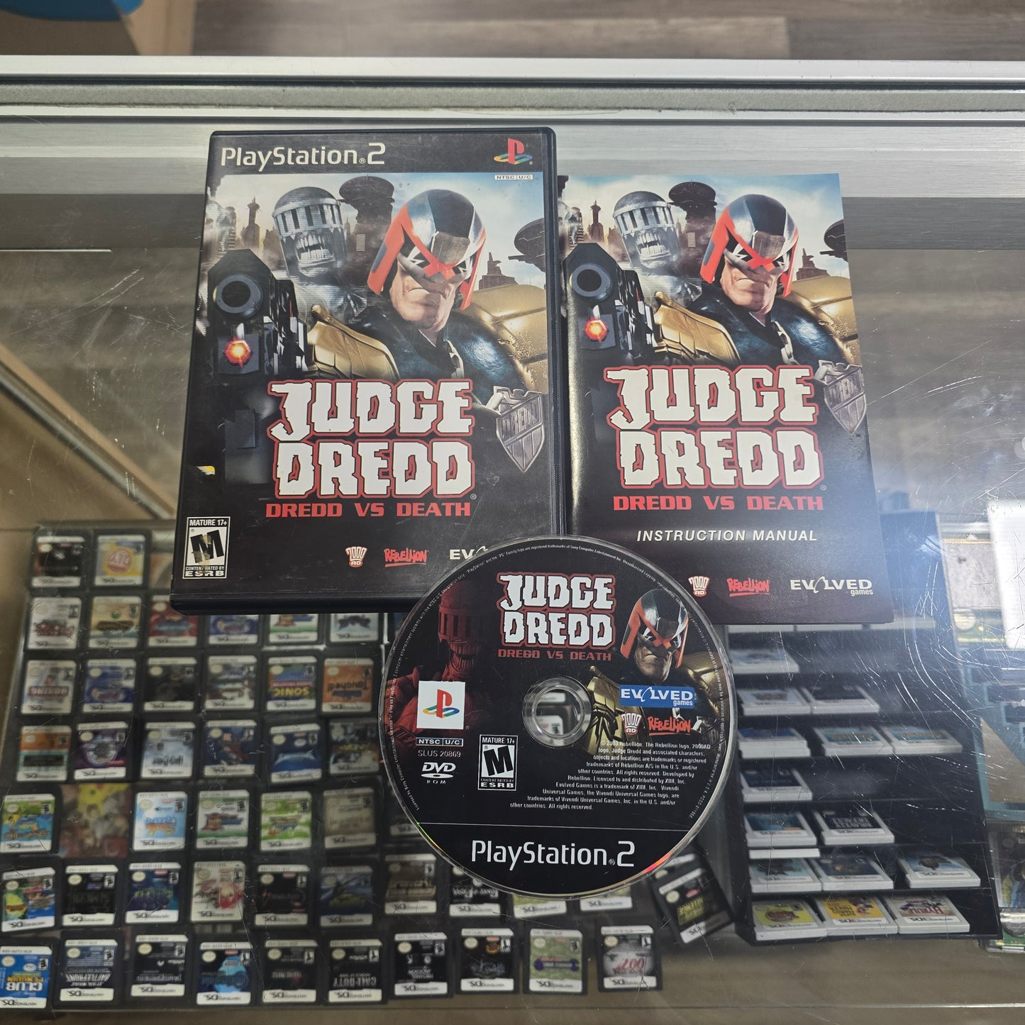 Judge Dredd Dredd vs Death CIB with Registration Card Playstation 2
