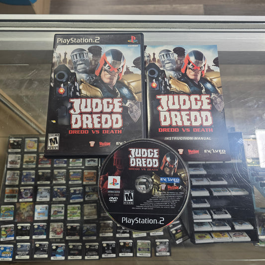 Judge Dredd Dredd vs Death CIB with Registration Card Playstation 2