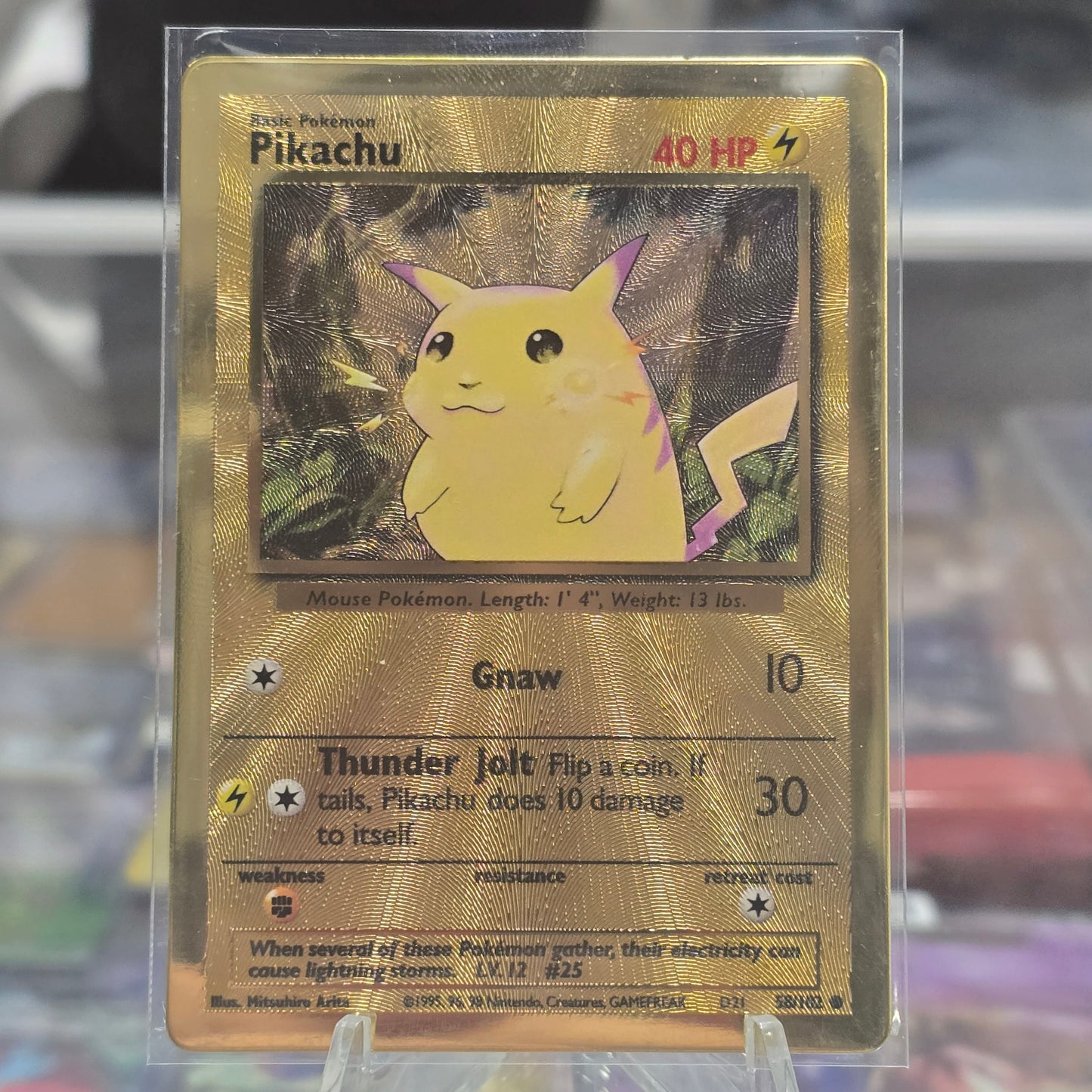 Pikachu - 58/102 (Celebrations Metal Card)