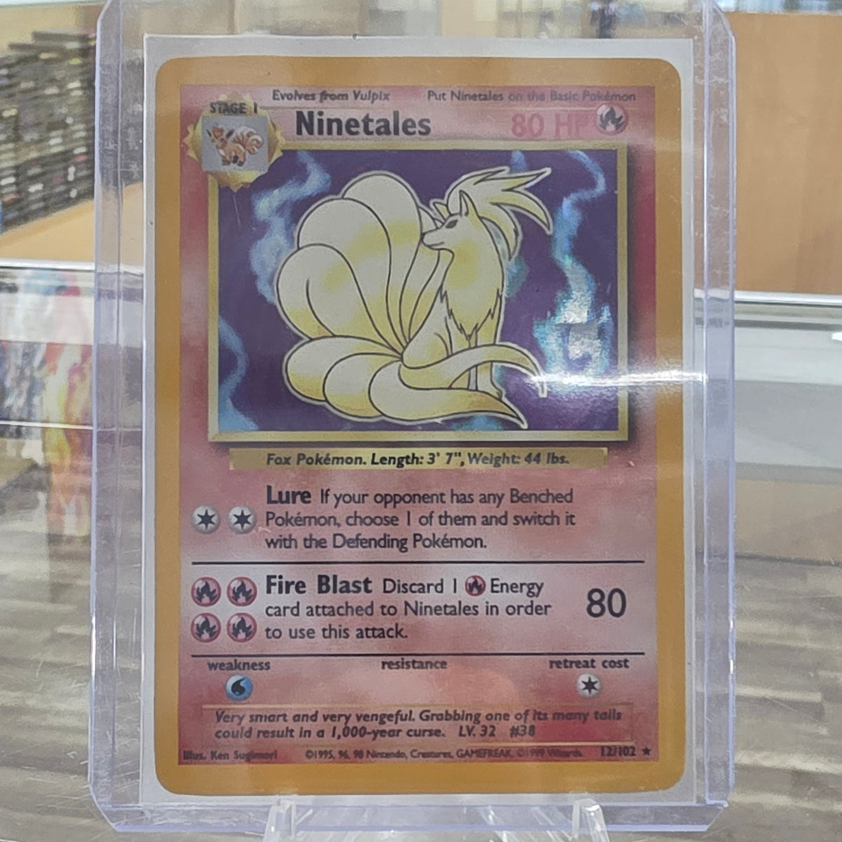 Ninetales - Base Set (NM)