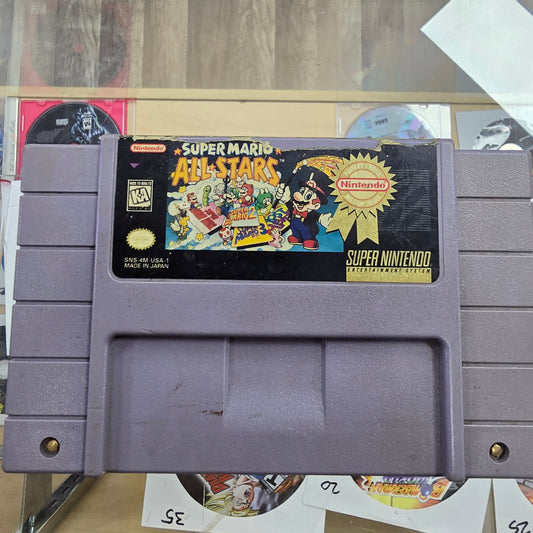 Super Mario All-Stars (Rough Label) Super Nintendo