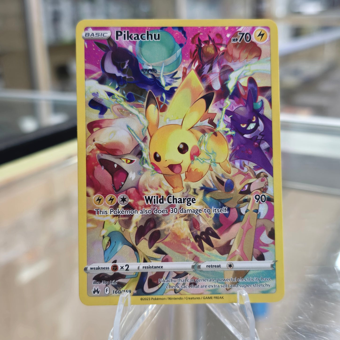 Pikachu (Secret) - Crown Zenith (NM)