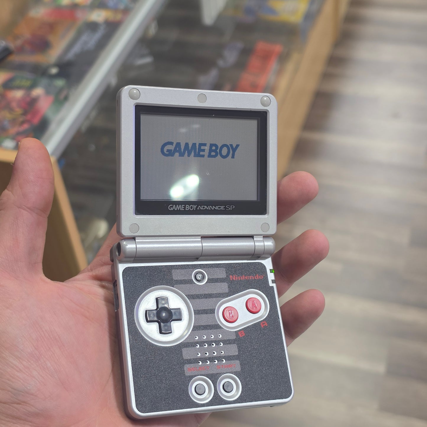 NES Nintendo Gameboy Advance SP Handheld System with Charger (001 Model)