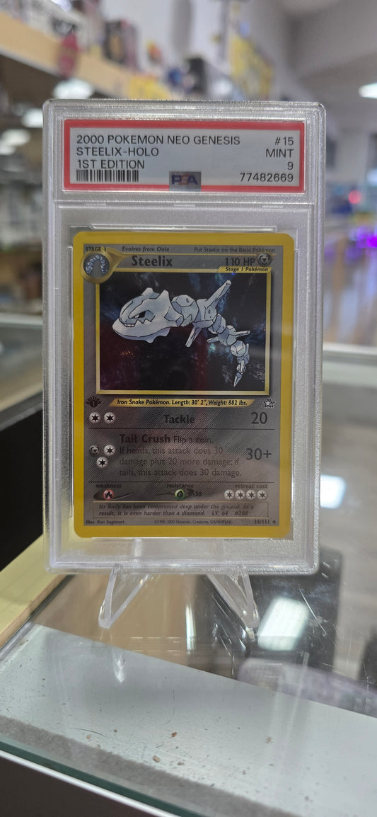 Steelix - Neo Genesis (N1) (1st Edition) PSA 9