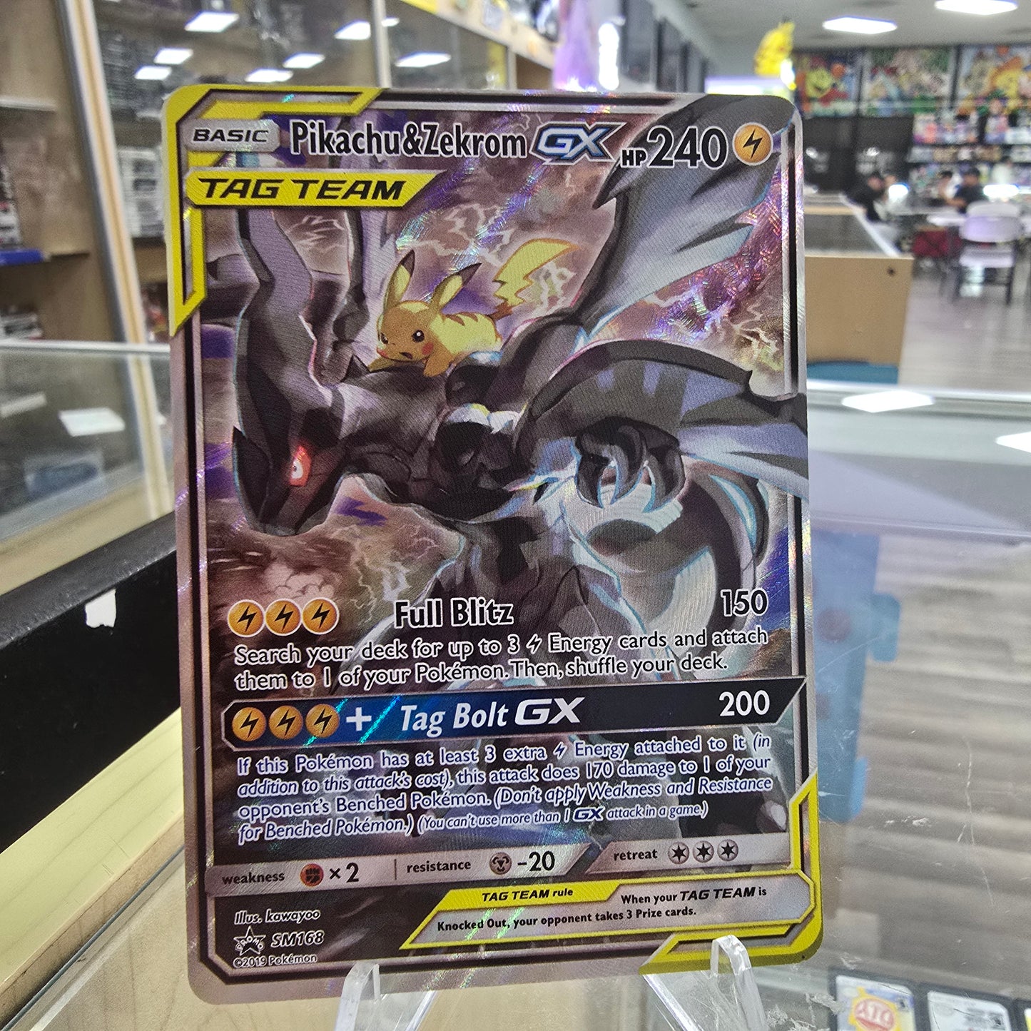 Pikachu & Zekrom GX - SM Promos (LP)