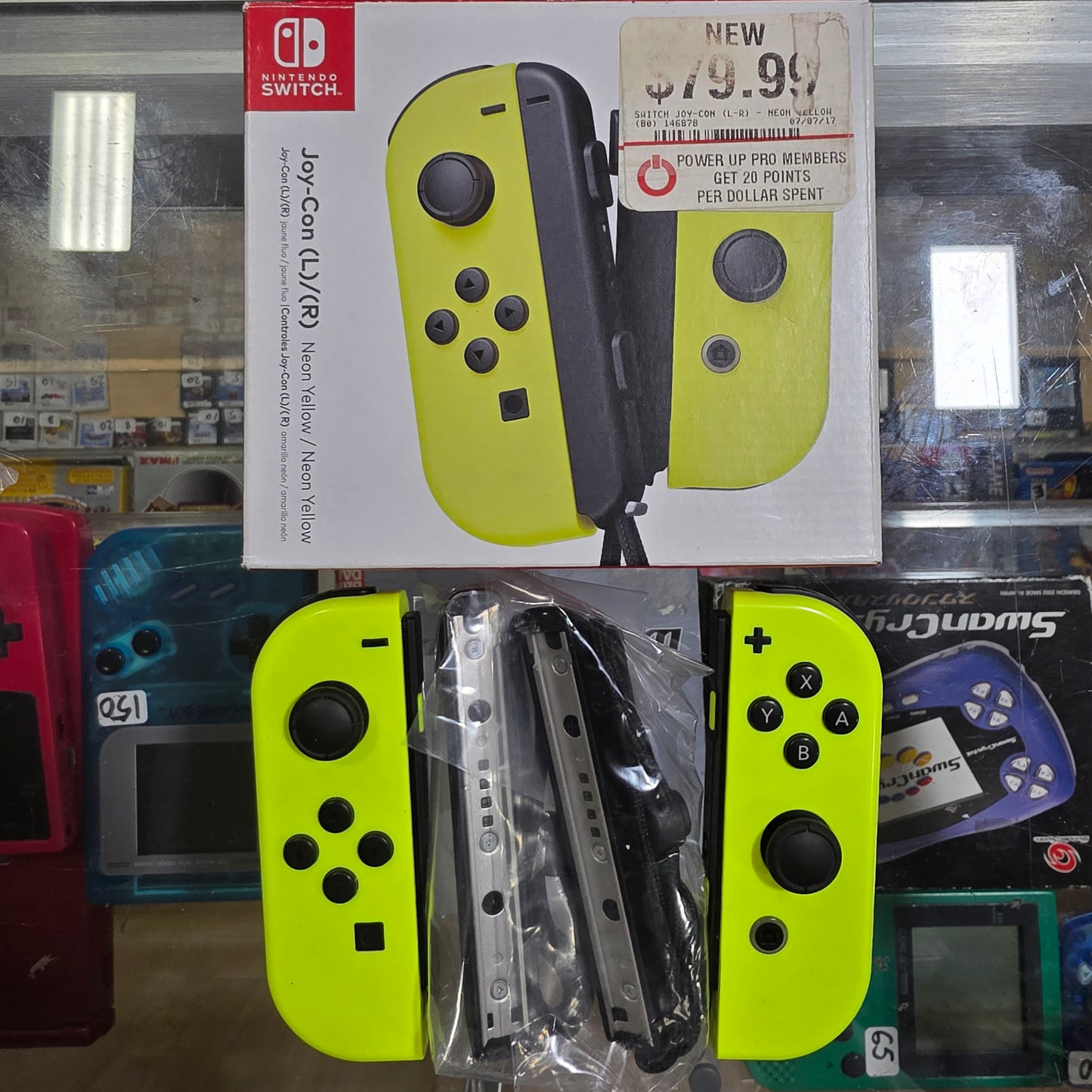 Joy Con Neon Yellow Nintendo Switch Controller
