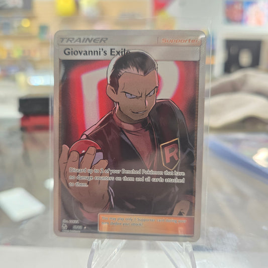 Giovanni's Exile (Full Art) - Hidden Fates (NM)