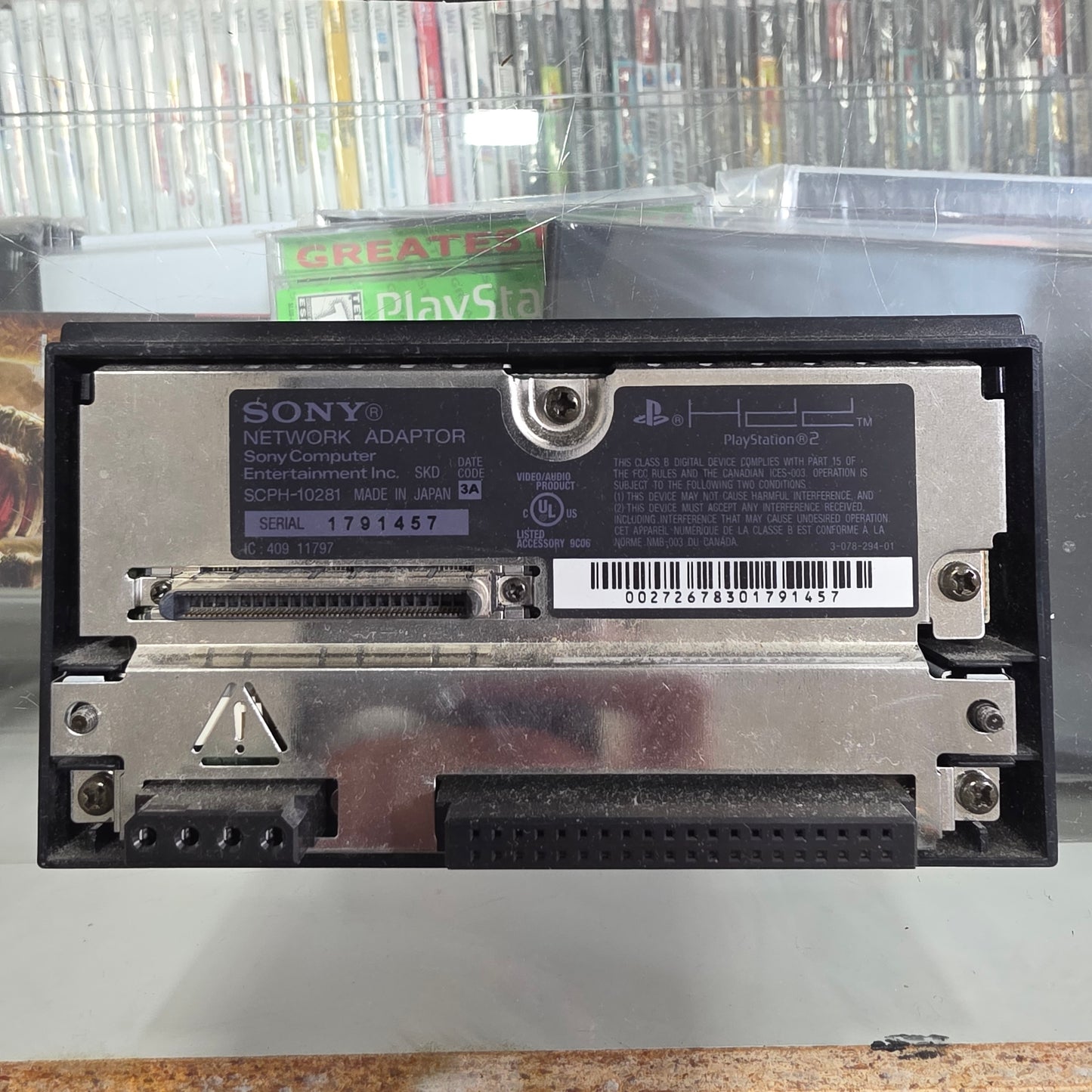 Playstation 2 System With Network Adapter [Controller Power Cable Video Cables Included]