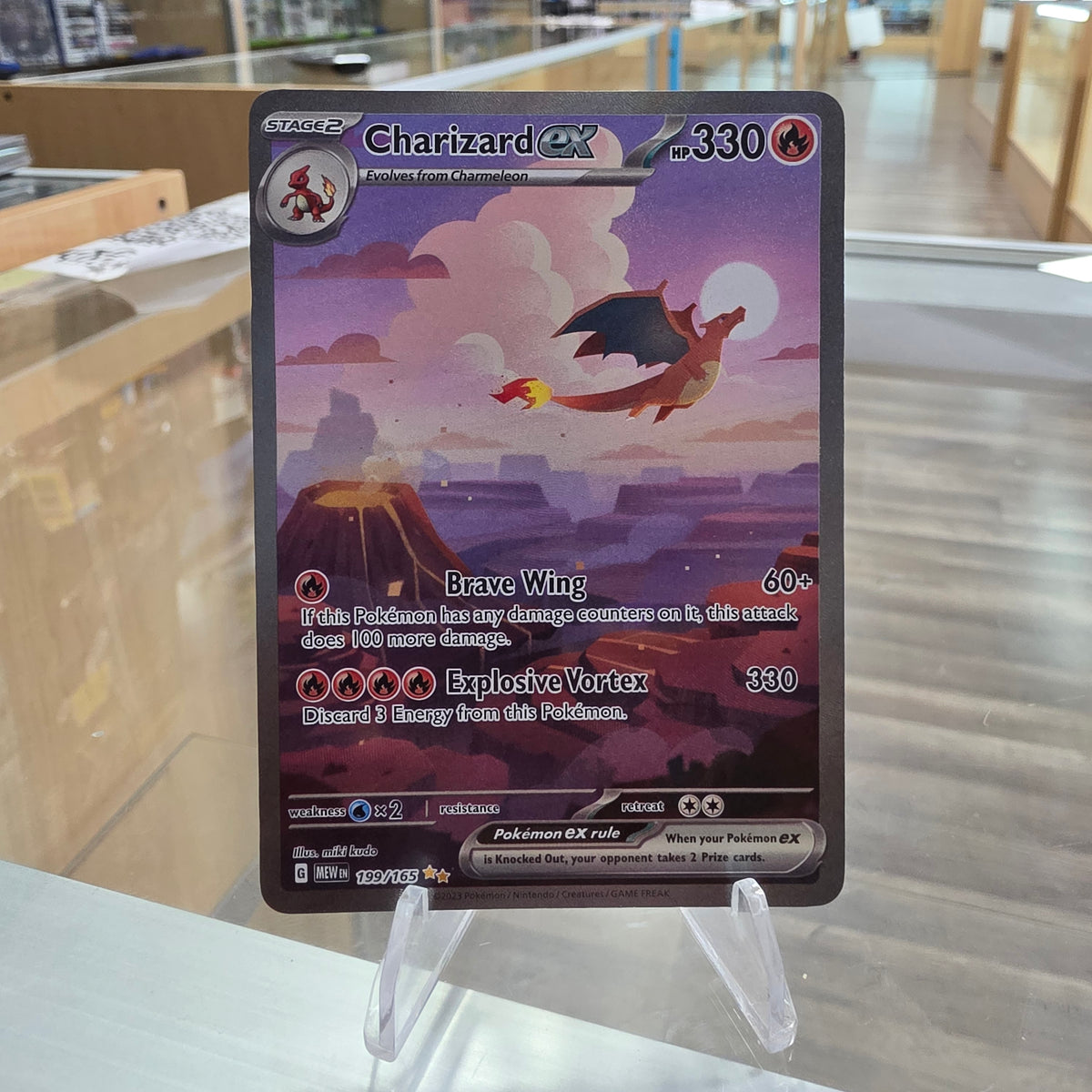(NM) Charizard ex - 199/165 - SV: Scarlet & Violet 151