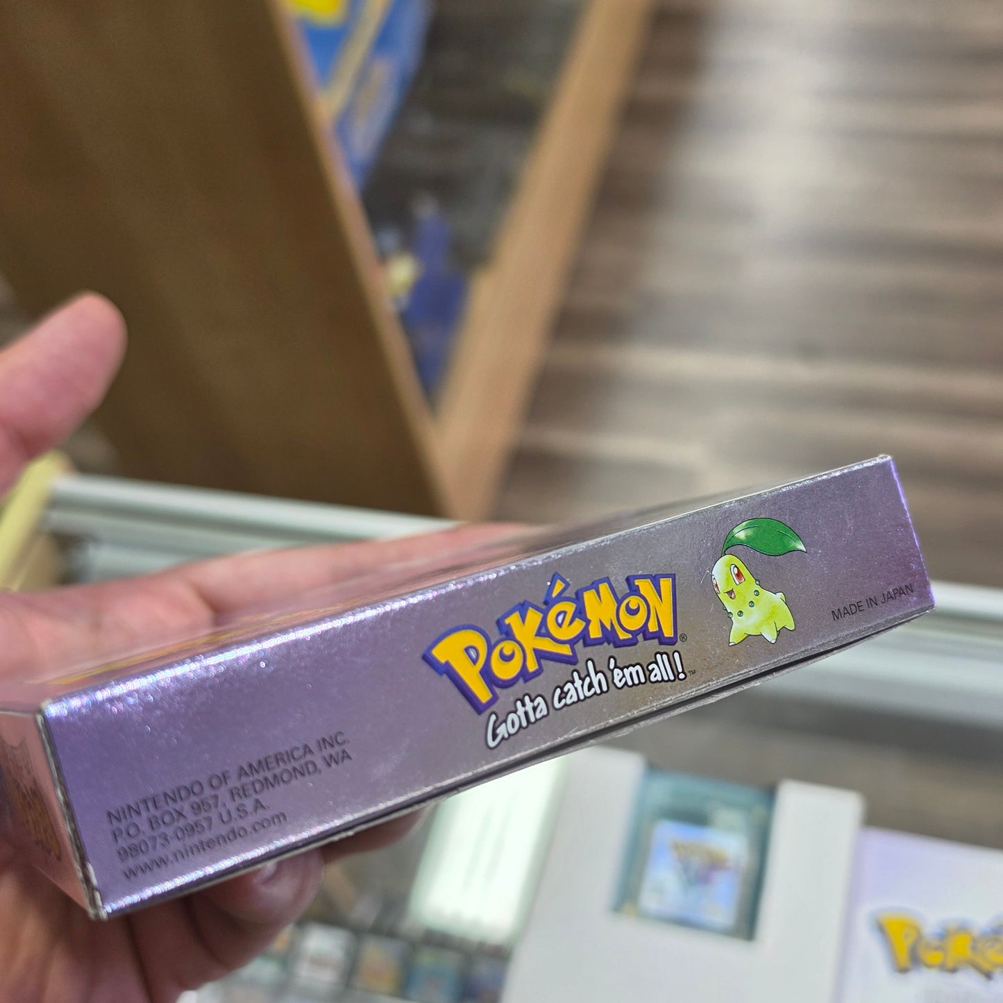 Pokémon Crystal (Authentic) CIB Nintendo Gameboy Color (Clean Box) - Misprint
