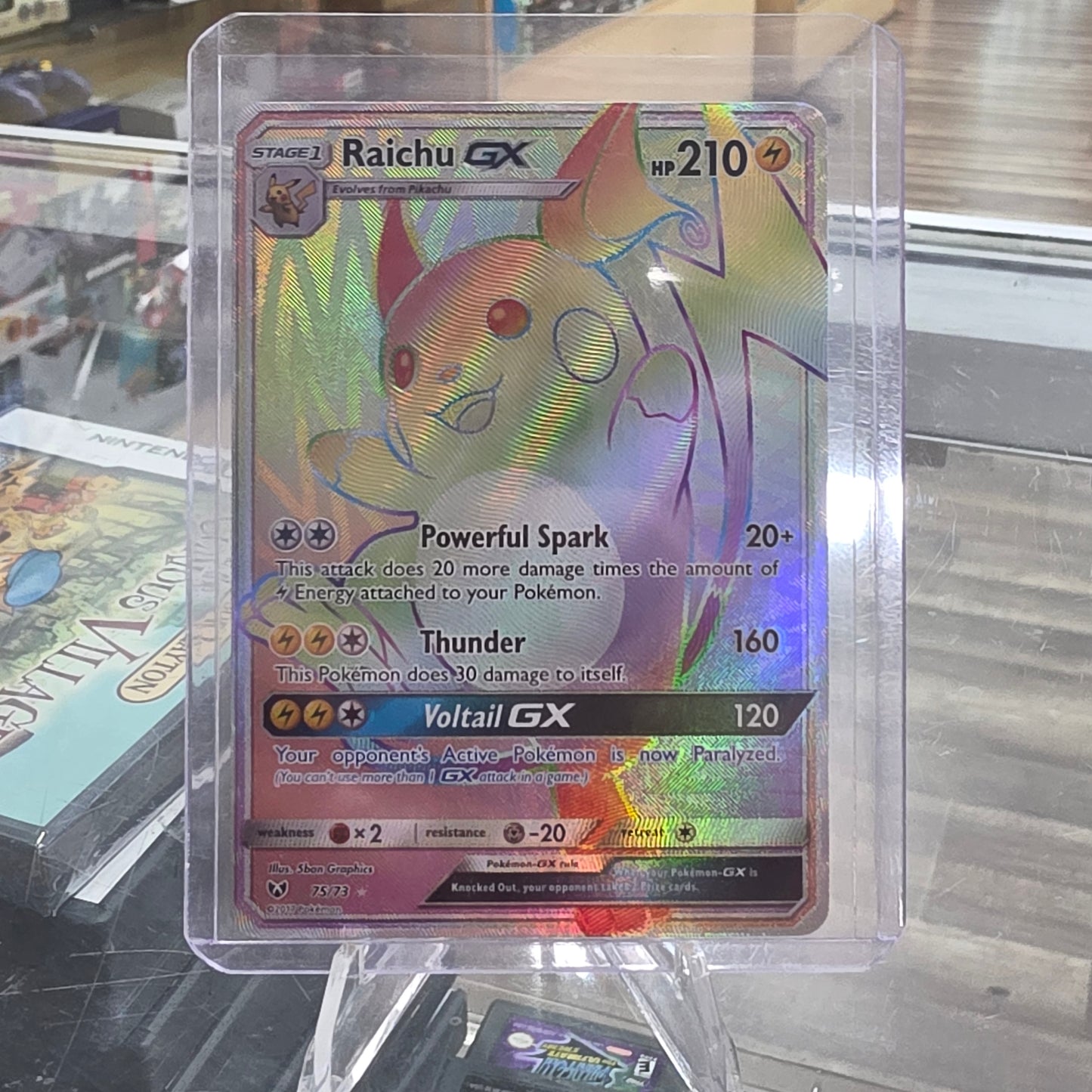 Raichu GX (Secret) - Shining Legends (NM)