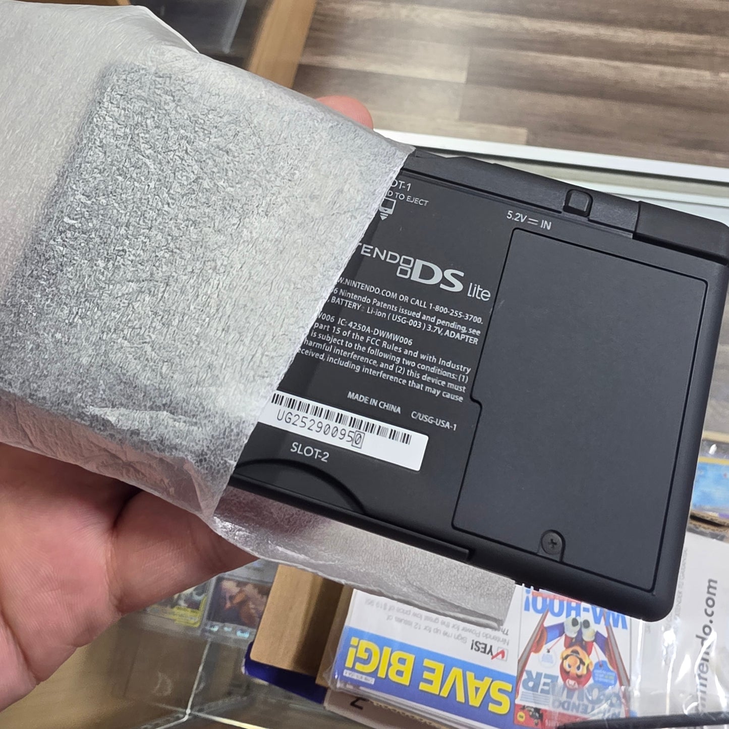 Cobalt & Black Nintendo DS Lite Nintendo DS (OPEN BOX) (NEVER USED)