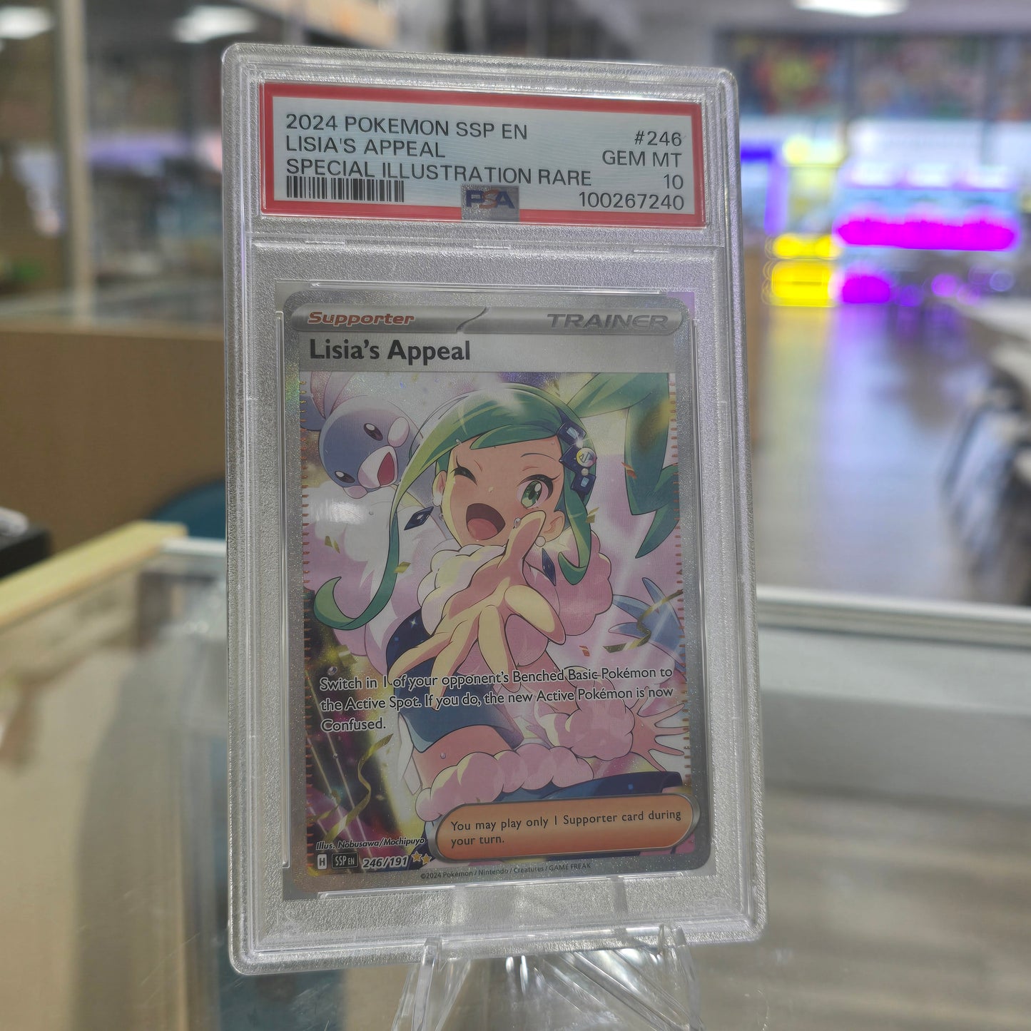 Lisia's Appeal - 246/191 - SV08: Surging Sparks (PSA 10)
