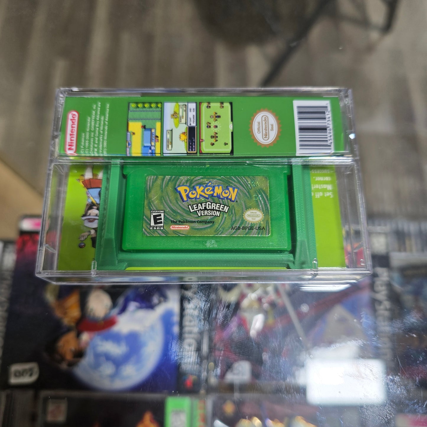 Pokémon LeafGreen (Authentic) with Custom Case Nintendo GameBoy Advance