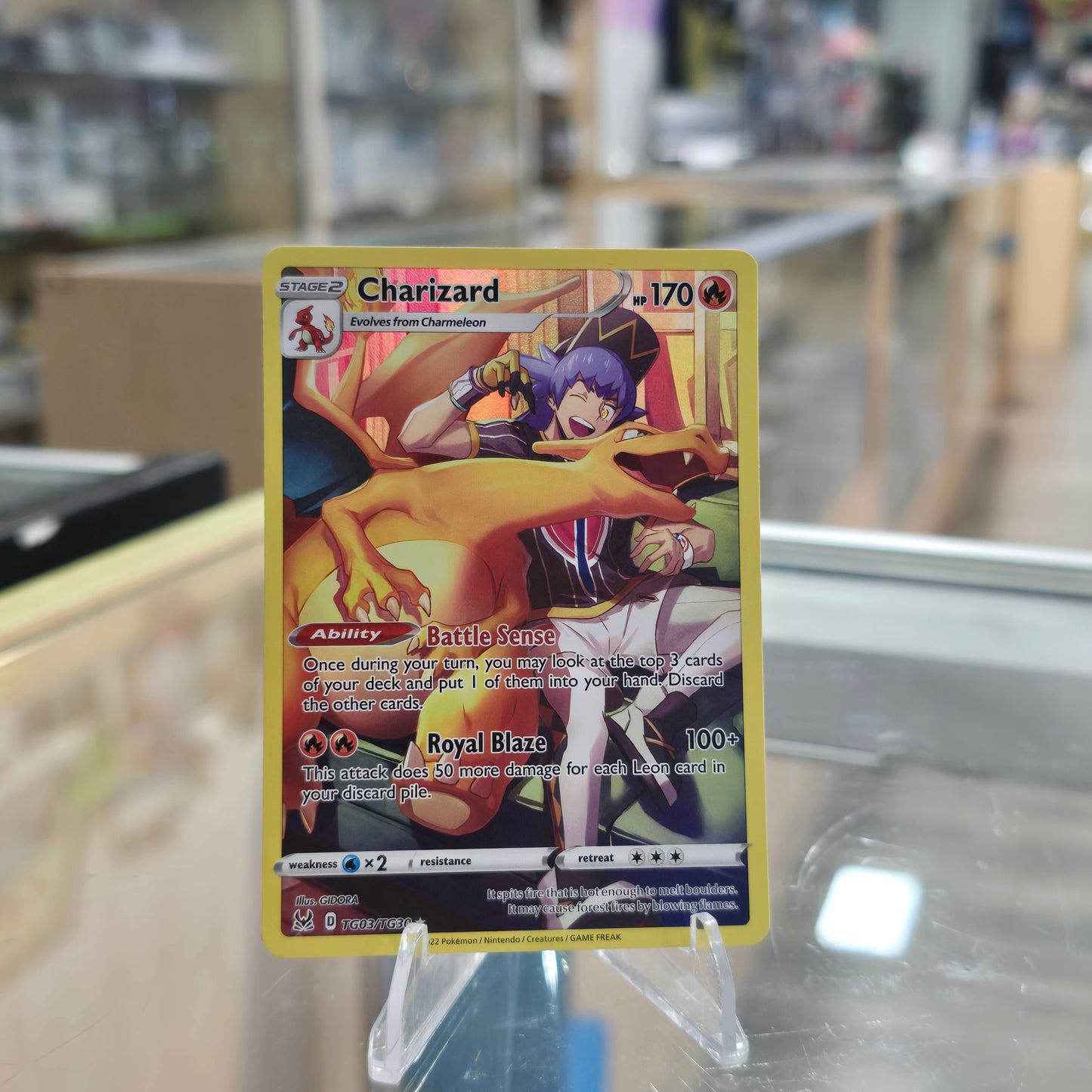 Charizard - SWSH11: Lost Origin Trainer Gallery (NM)