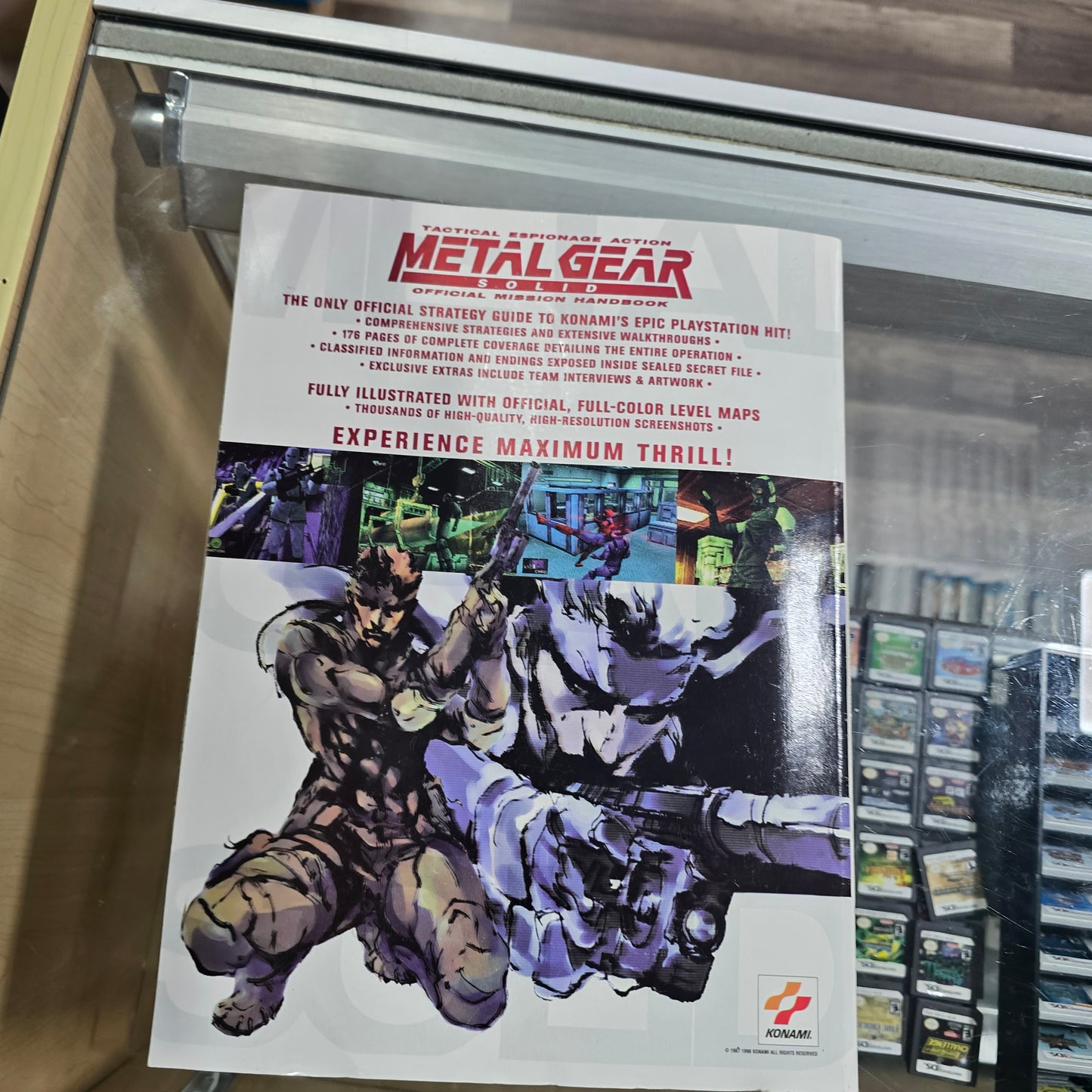 Millennium Publicatio Strategy Gui  Metal Gear Solid Official Mission Hand (Ripped Page)