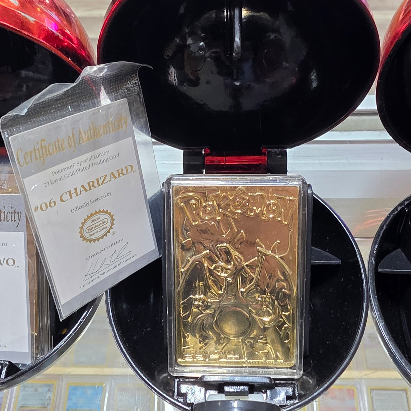 Burger King 23K Gold Plated Pokemon Cards With Certificates and Pokeballs (FULL SET)
