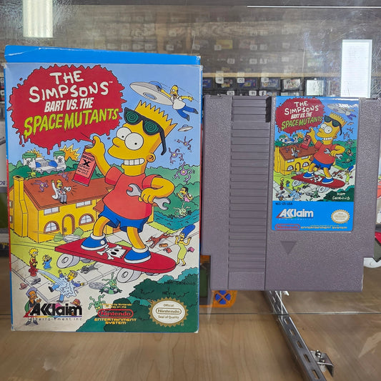 The Simpsons Bart Vs. The Space Mutants NES