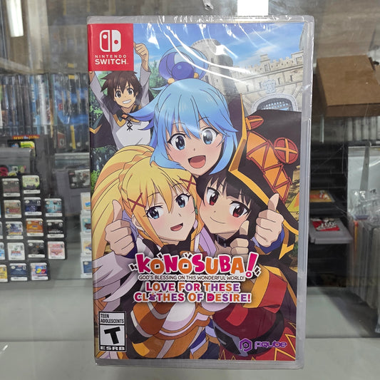 Konosuba – God’s Blessing on This Wonderful World! Love for These Clothes of Desire! - Nintendo Switch New