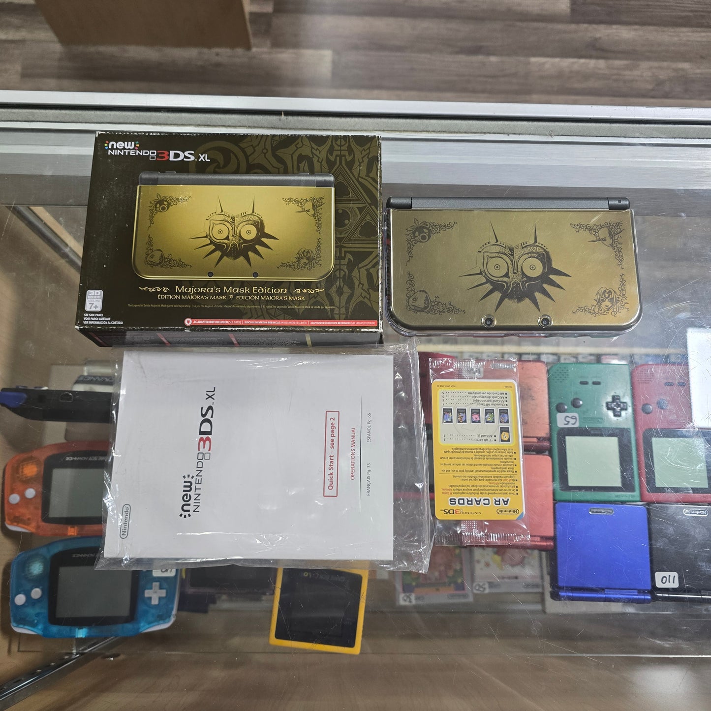 New Nintendo 3DS XL Zelda Majora's Mask Limited Edition Nintendo 3DS Handheld System with Charger