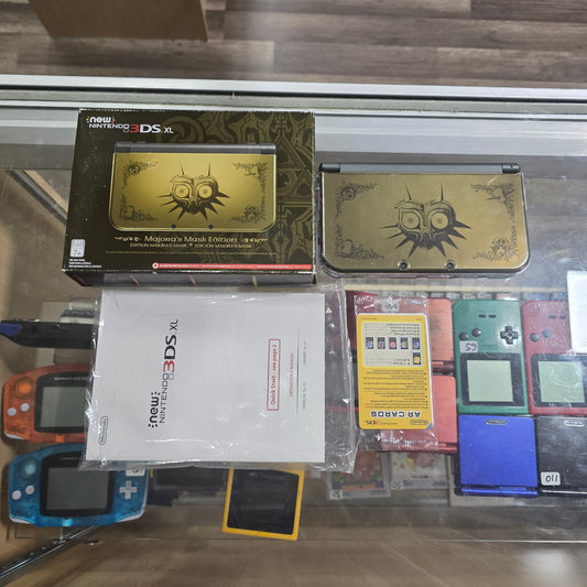 New Nintendo 3DS XL Zelda Majora's Mask Limited Edition Nintendo 3DS Handheld System with Charger