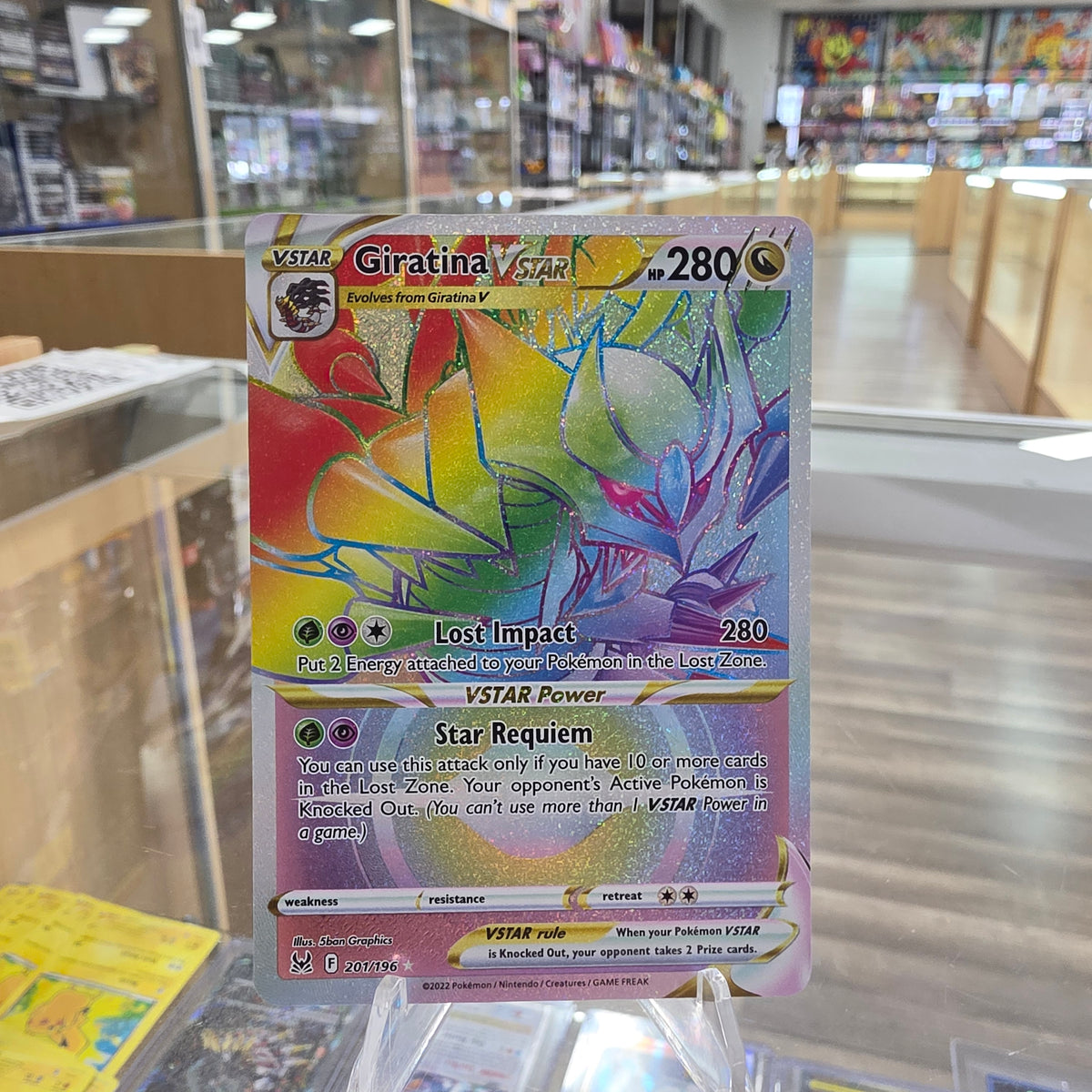 (LP) Giratina VSTAR (201) (Secret) - SWSH11: Lost Origin