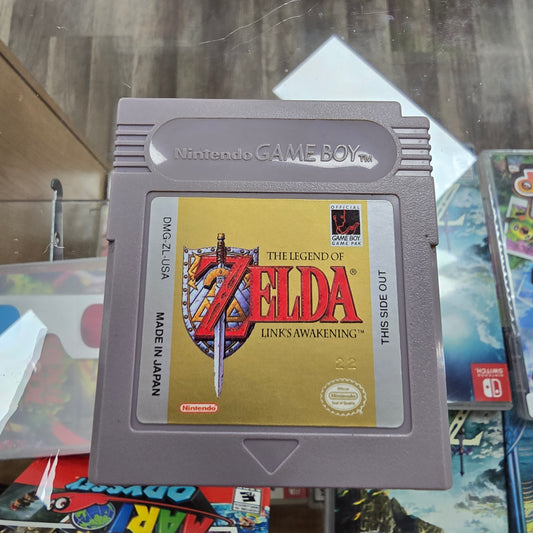 Zelda Link's Awakening GameBoy Color (New Battery) Saves (Clean Label)