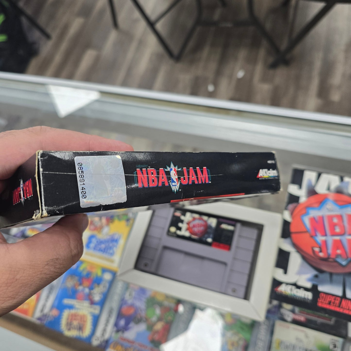 NBA Jam with Box and Manual Super Nintendo