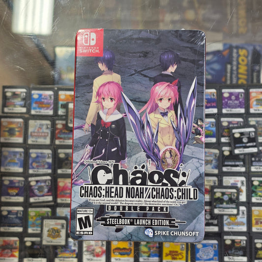 Chaos;Head Noah & Chaos;Head Child Double Pack [Steelbook Edition] Nintendo Switch (UNOPENED)