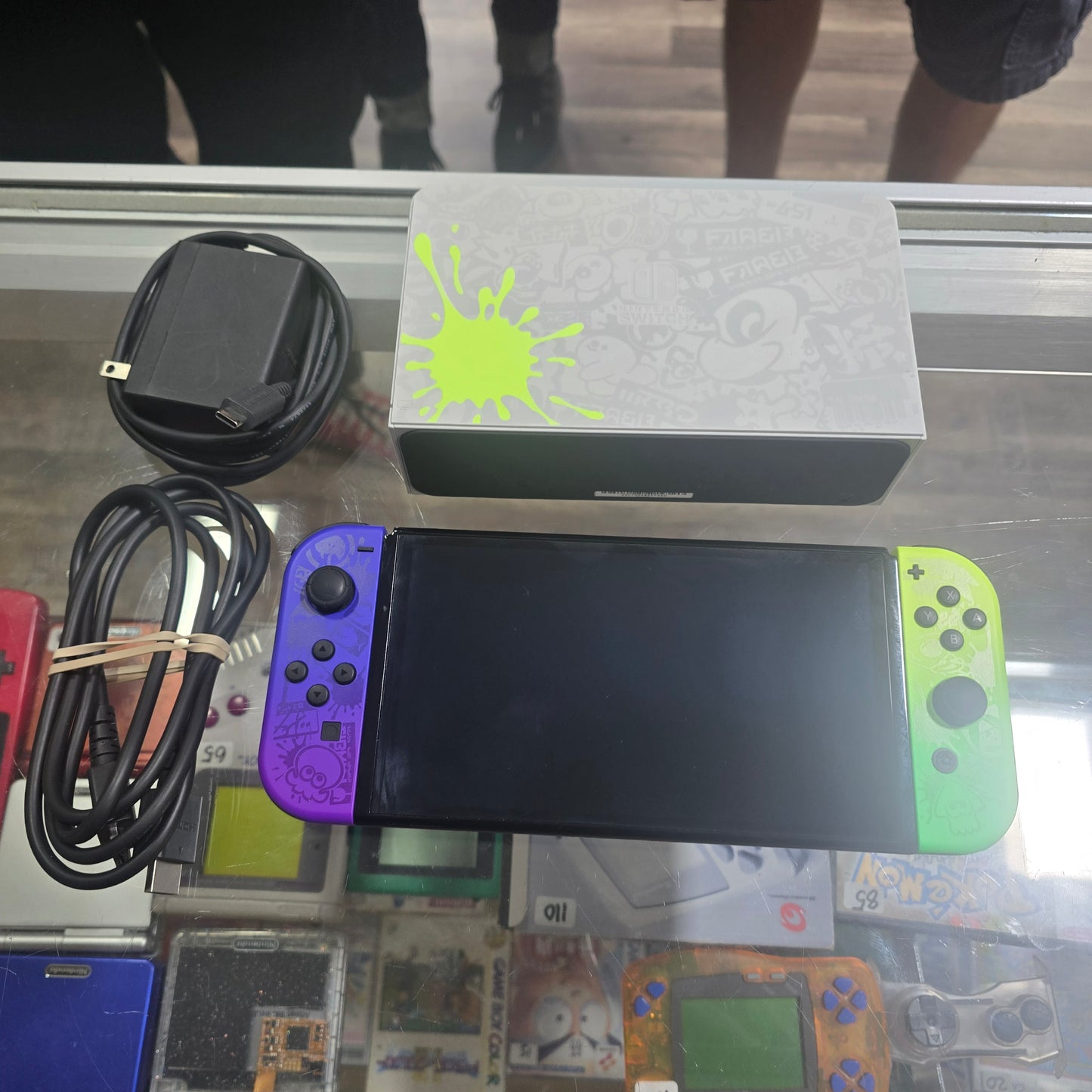 Nintendo Switch OLED [Splatoon 3 Special Edition] (DOCK AND SYSTEM ONLY)
