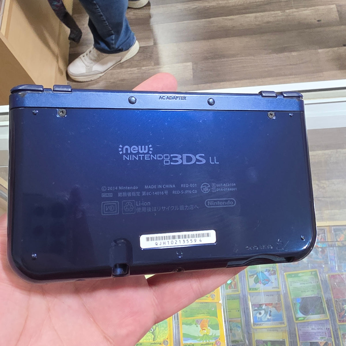(594) New Nintendo 3DS XL Handheld System (Blue) w/ Charger (Region Free)(JAPANESE TO US) (DIGITAL GAMES)