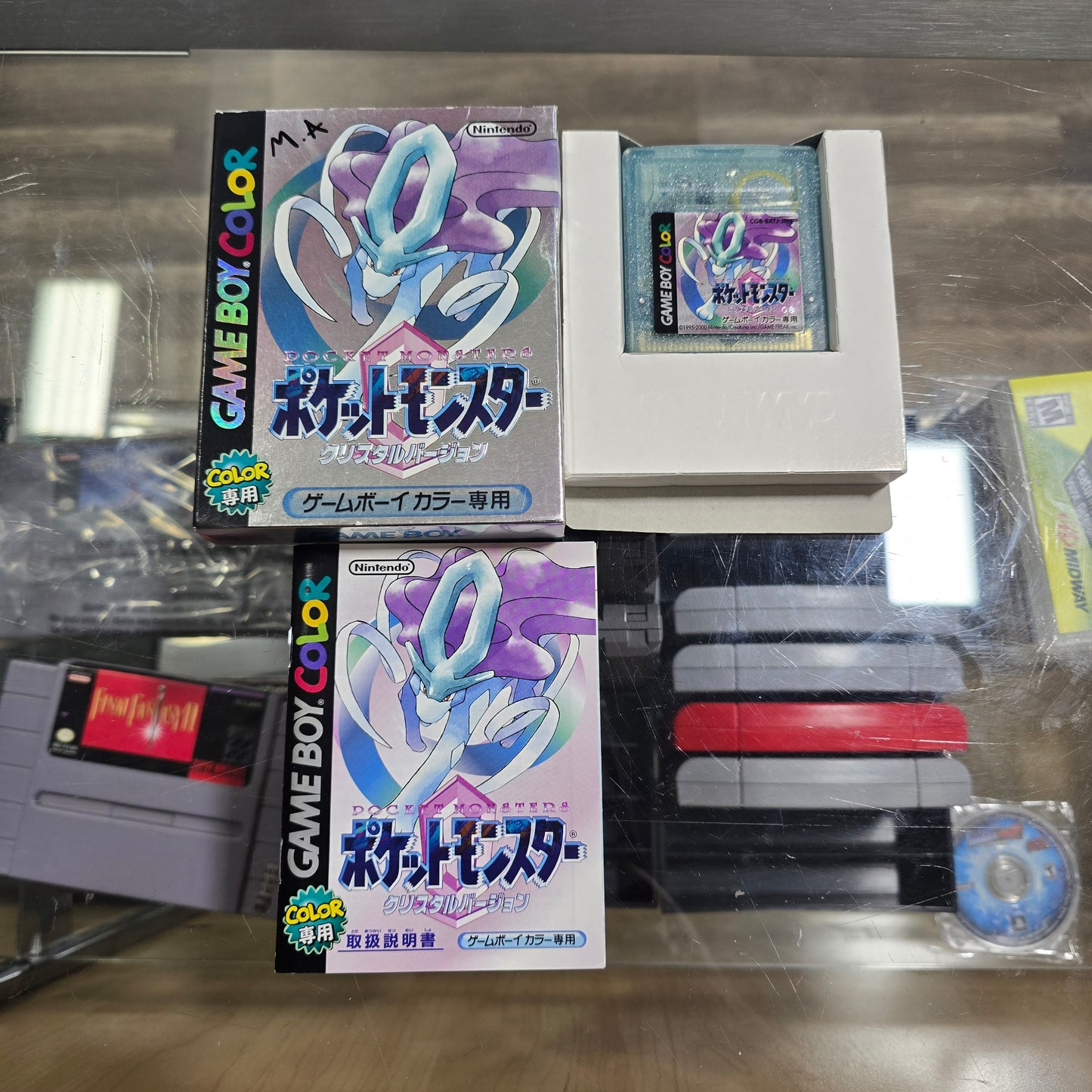 Pokemon Crystal (Authentic) JP GameBoy in Box