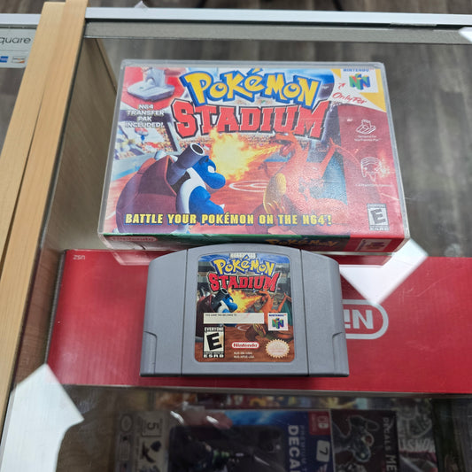 Pokémon Stadium with Custom Case Nintendo 64