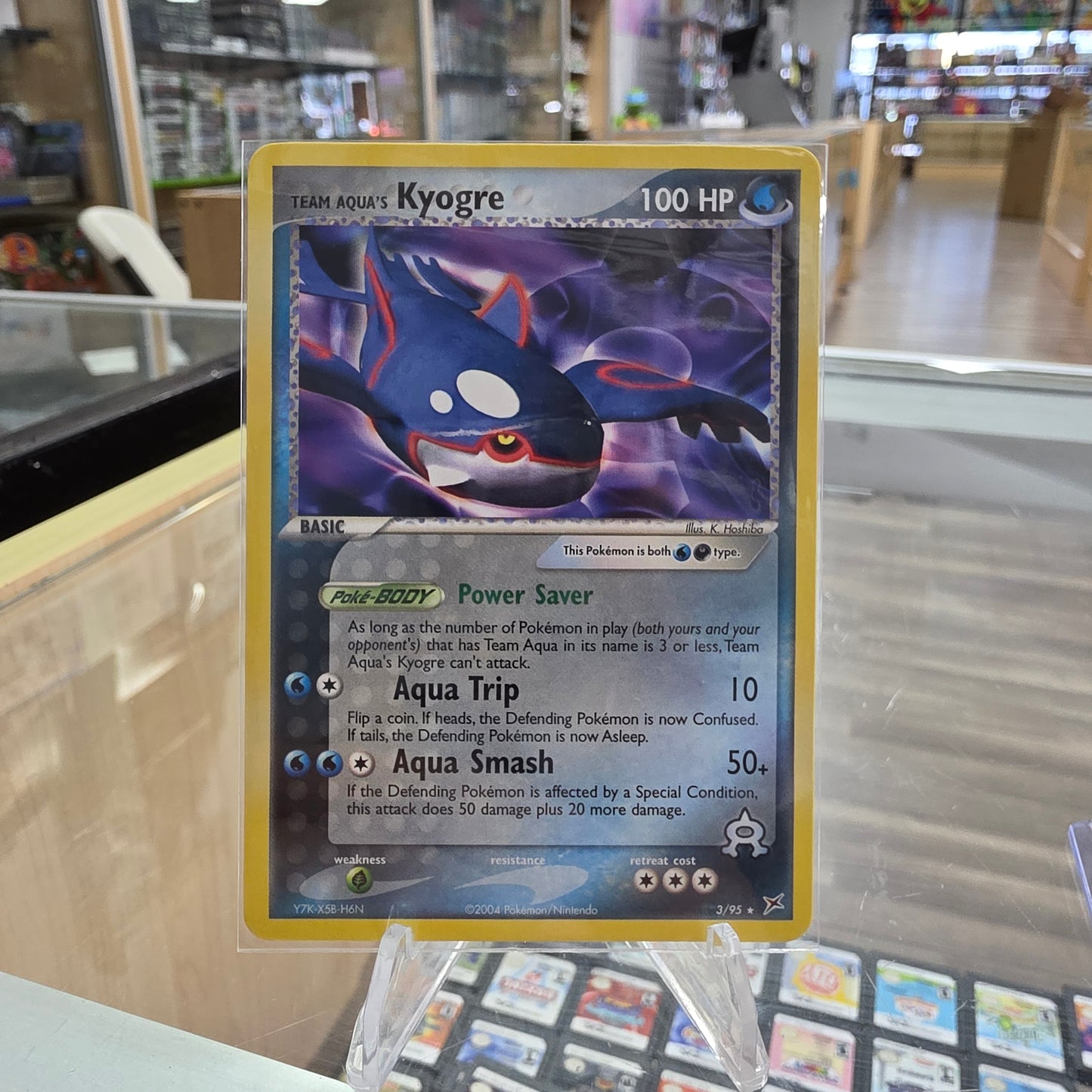 Team Aqua's Kyogre - 3/95 (EX Team Magma vs Team Aqua) - Deck Exclusives (NM)