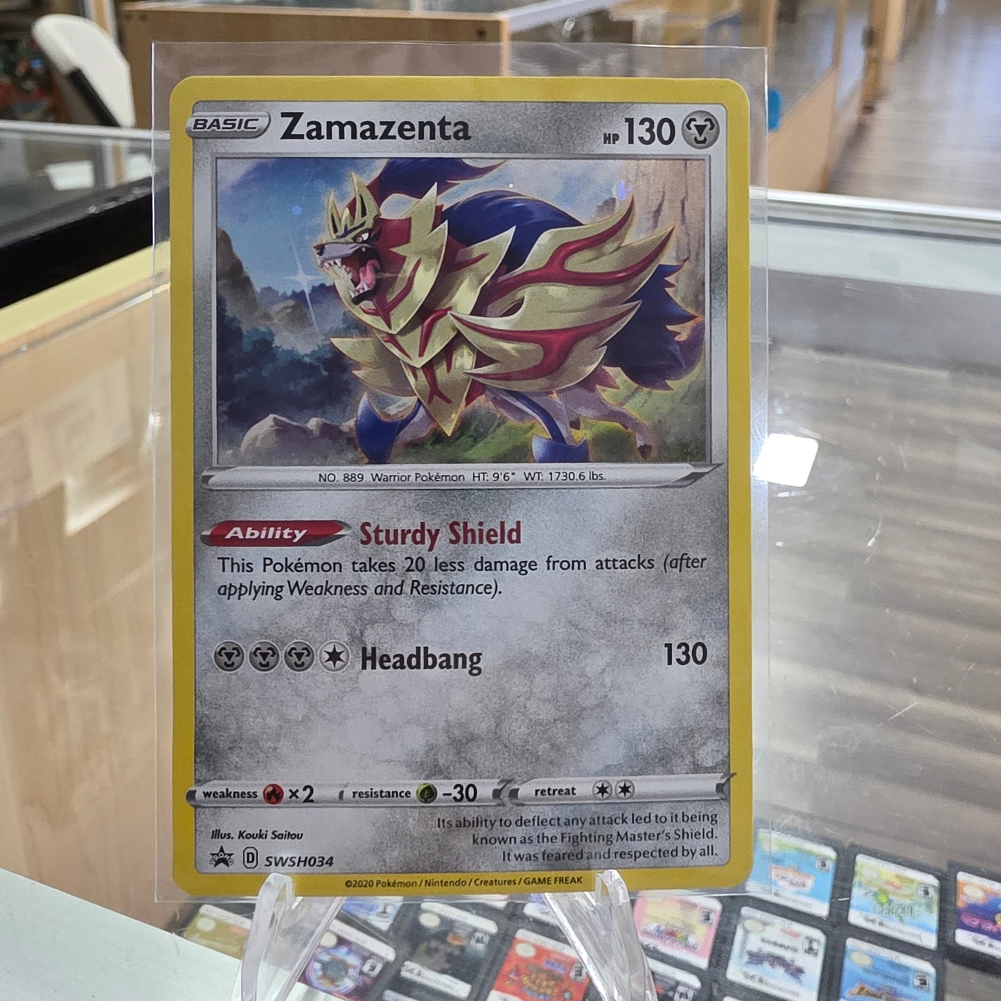 Zamazenta - SWSH034 - SWSH: Sword & Shield Promo Cards (NM)