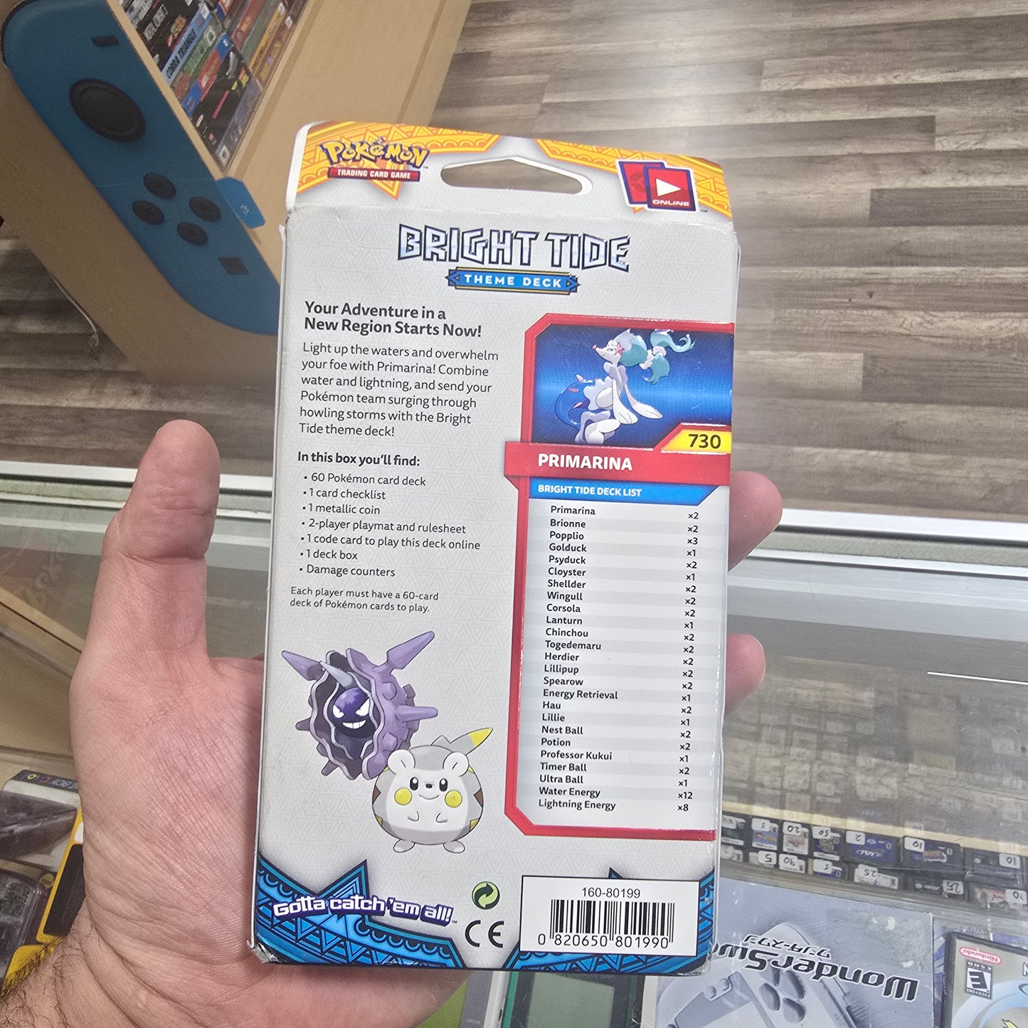 Sun & Moon Base Set Theme Deck - "Bright Tide" [Primarina] - SM Base Set