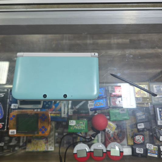 Nintendo 3DS LL Mint + White Handheld System with Digital Games and Charger (Check Condition)