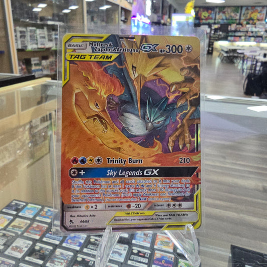 Moltres & Zapdos & Articuno GX - Hidden Fates (NM)