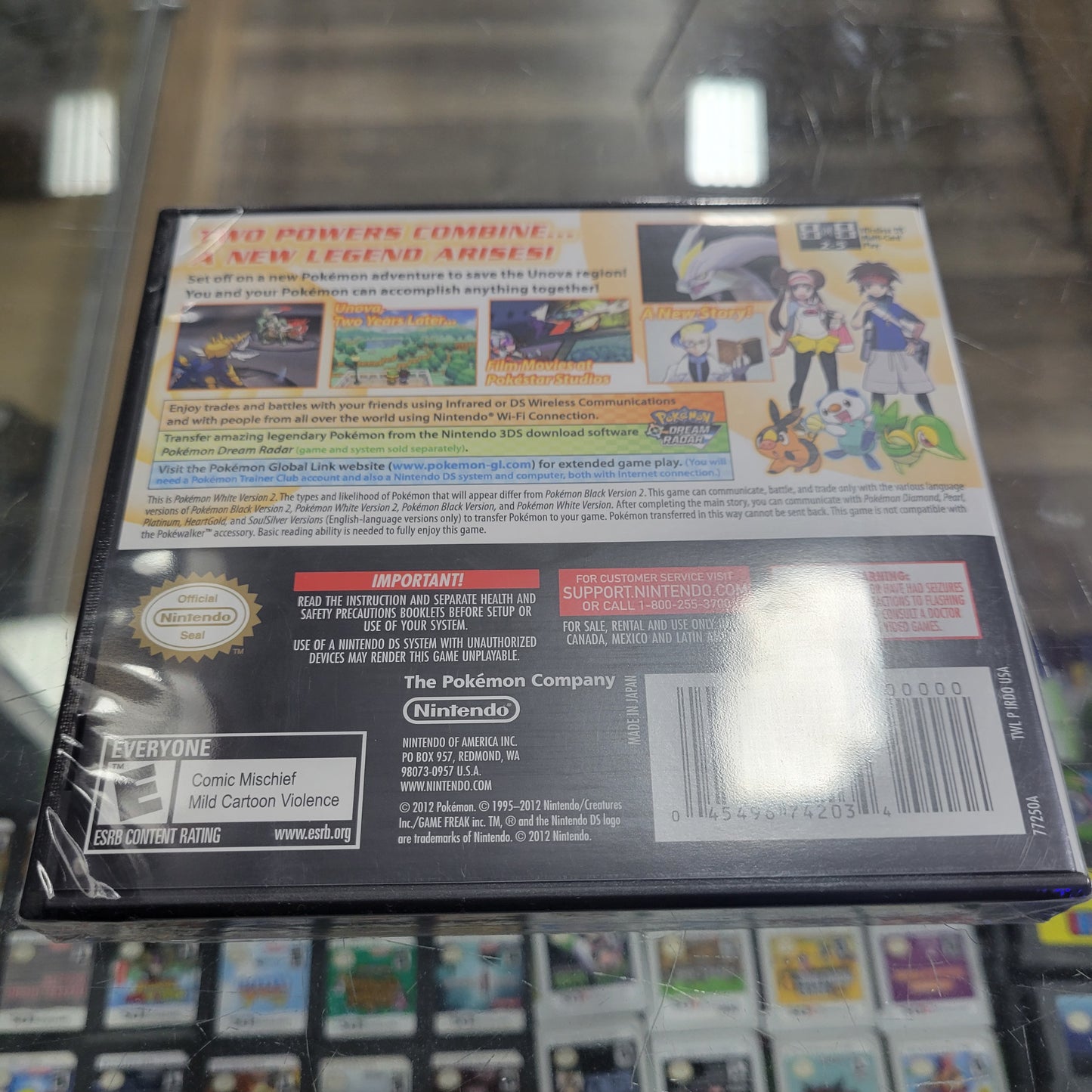 New Sealed Pokémon White 2 Nintendo DS