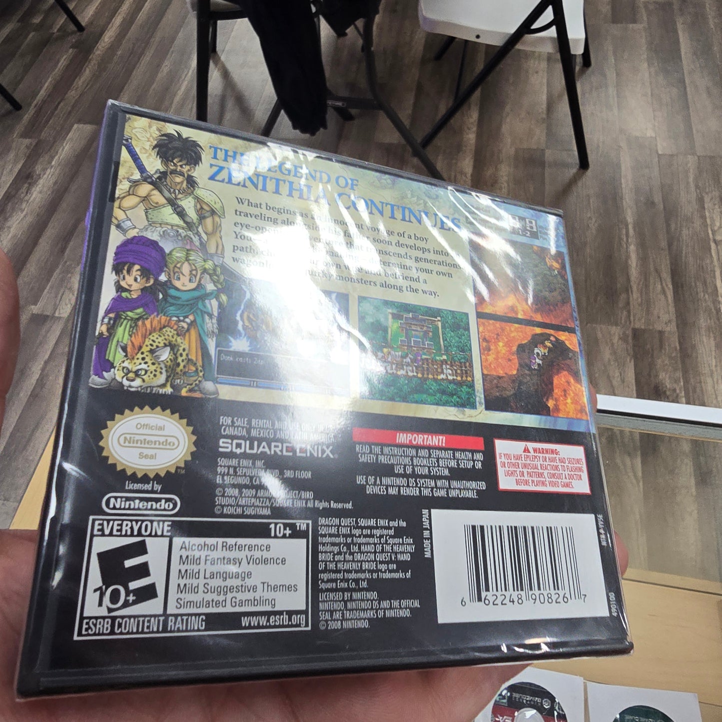 Dragon Quest V Hand of the Heavenly Bride NEW SEALED Nintendo DS