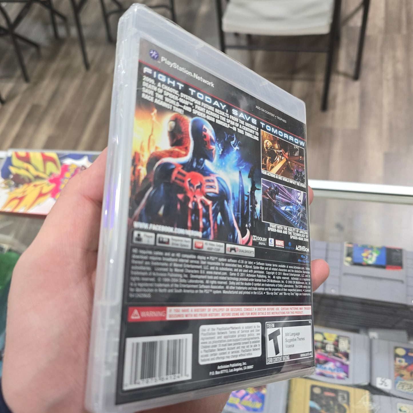 Spiderman: Edge of Time Playstation 3 (SEALED) (NEW)