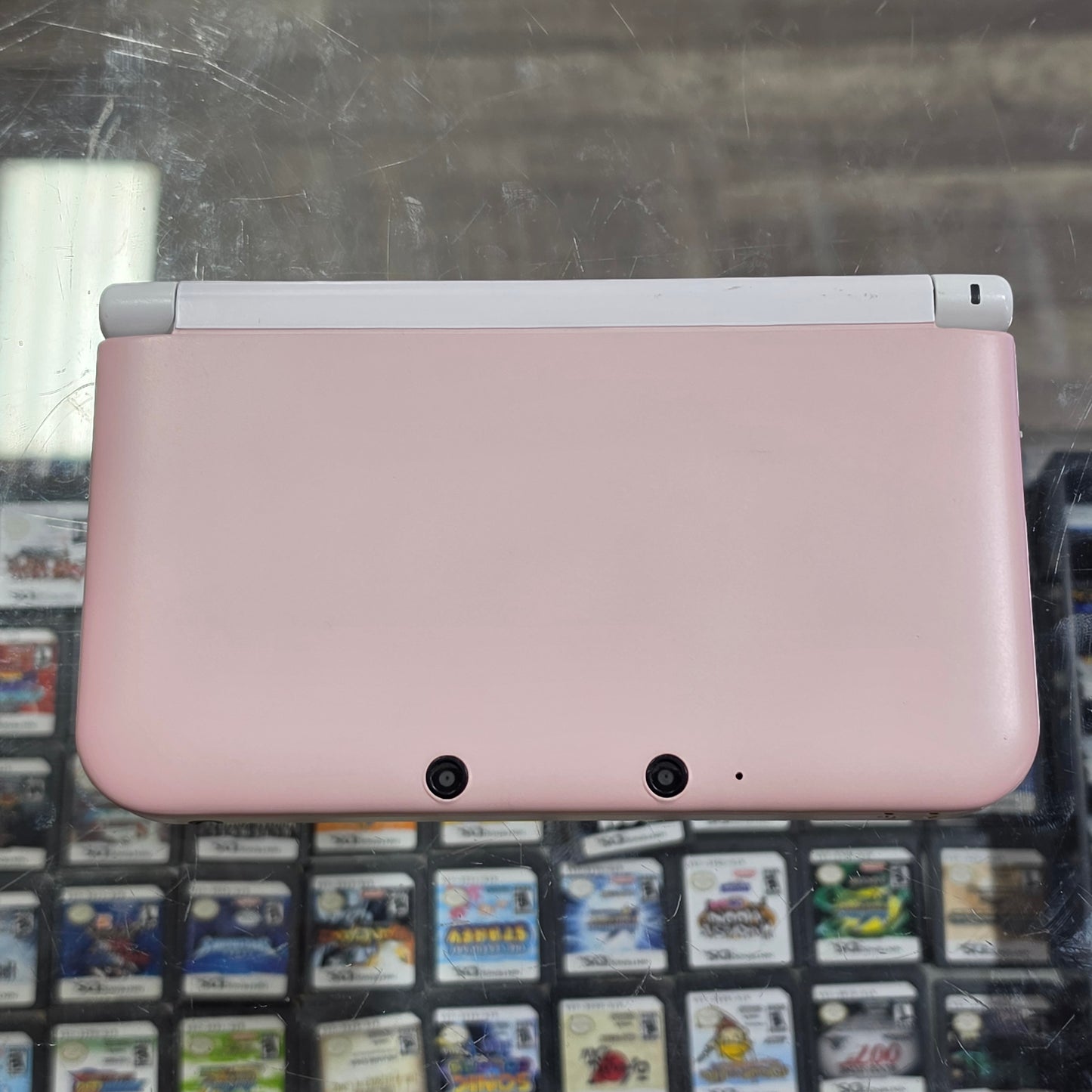 Pink Nintendo 3DS XL Handheld System With Charger (Region Free)(JAPANESE TO US)